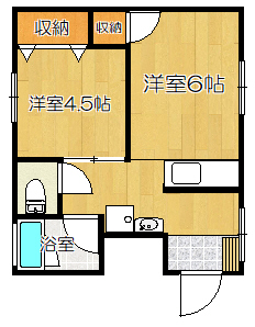 サンライズビル405の間取り