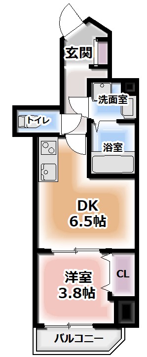 【GARDENIA城東の間取り】