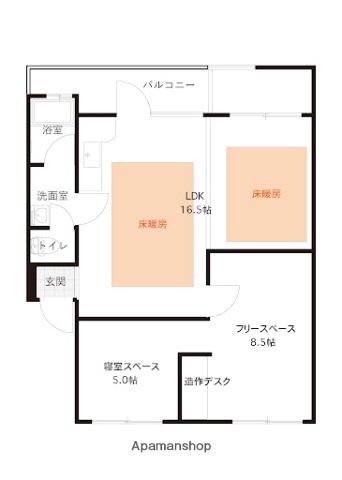 ＣＯＮＴＥＮＴＯ　ＮＯＲＴＨの間取り