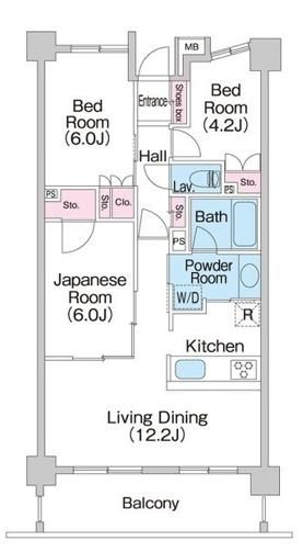 大田区上池台のマンションの間取り