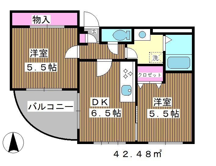 【練馬区北町のマンションの間取り】