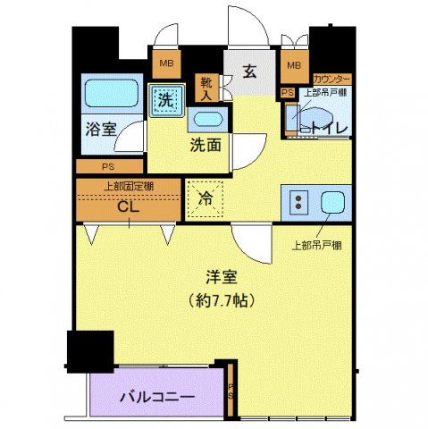 ディアレイシャス市谷薬王寺の間取り