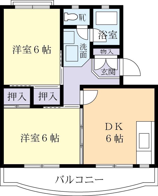 パークピアＨＩＧＡＳＨＩの間取り