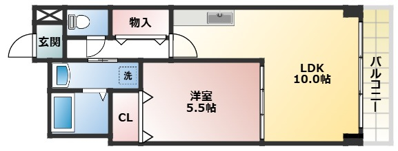 グランドハイツ豊山IIの間取り