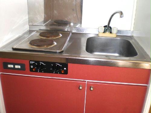 キッチン　便利な二口コンロ♪