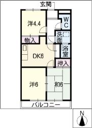 パークハイツIIの間取り