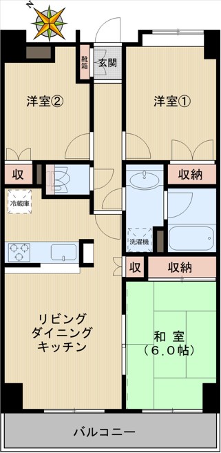 ケルン大塚台の間取り