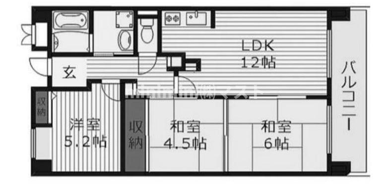 フェアリー城東の間取り