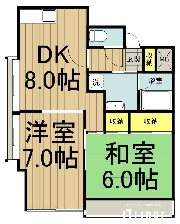 サンハイツE戸倉の間取り