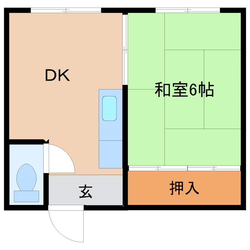 尼崎市杭瀬南新町のマンションの間取り