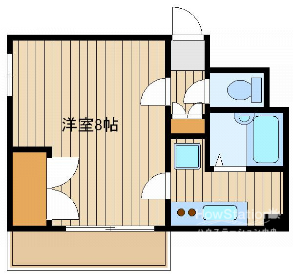 【メゾンムジークツーの間取り】