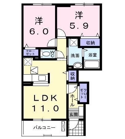 グレイスVの間取り