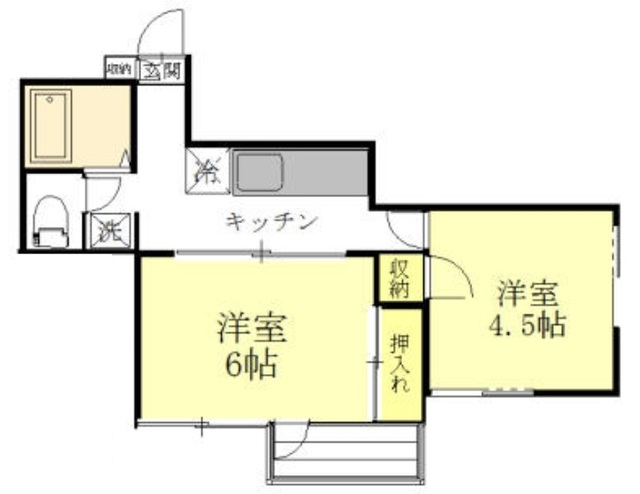 サンライズ立川の間取り