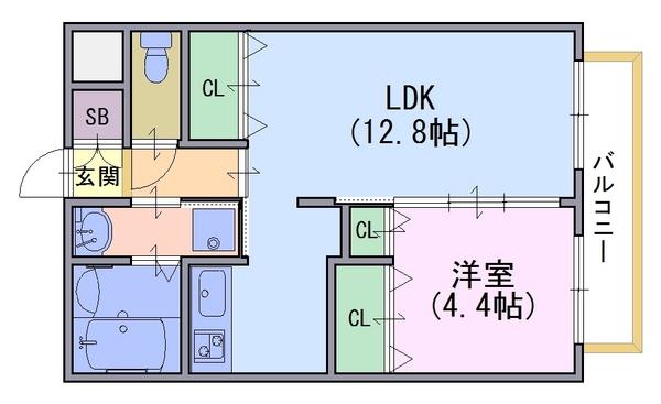 ティアレ長岡京の間取り