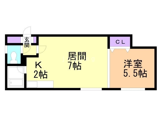 コンフォール札幌の間取り