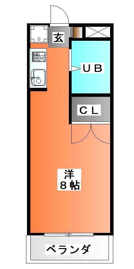 メゾン大洋　ＰＡＲＴ２の間取り