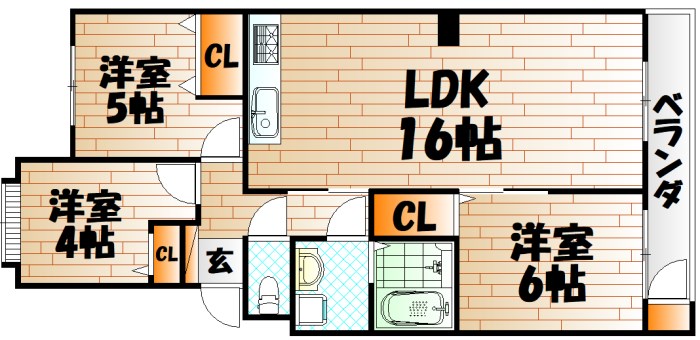 エメラルドマンション赤坂 　A棟の間取り