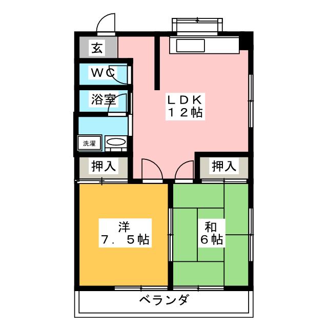 ドミールタカギの間取り