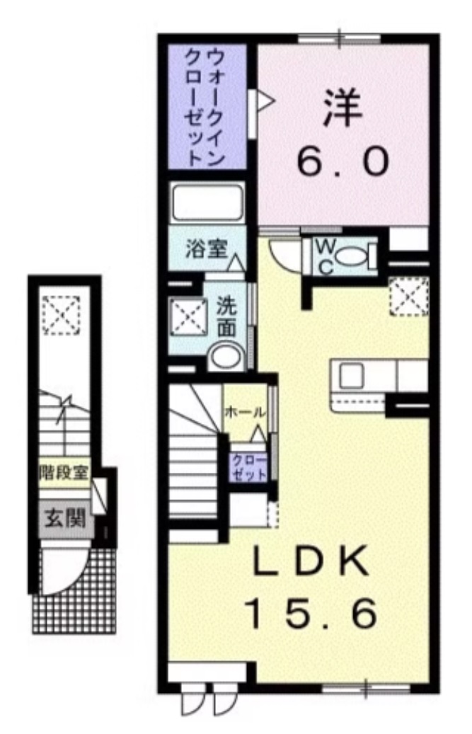 デールの間取り