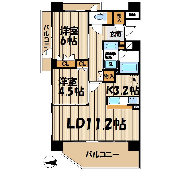 パークアクシス大船の間取り