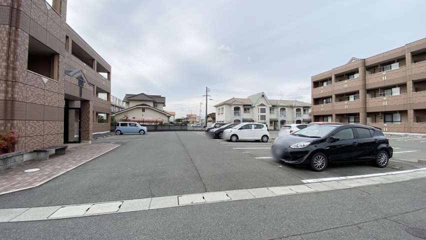 駐車場　眺望