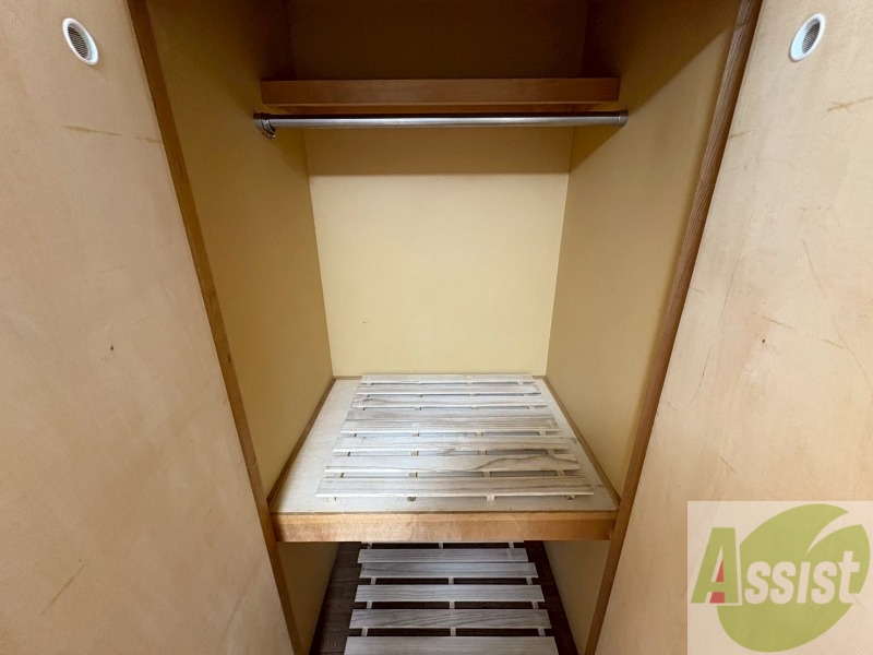 収納　クローゼットがありました。お洋服や荷物はここへ