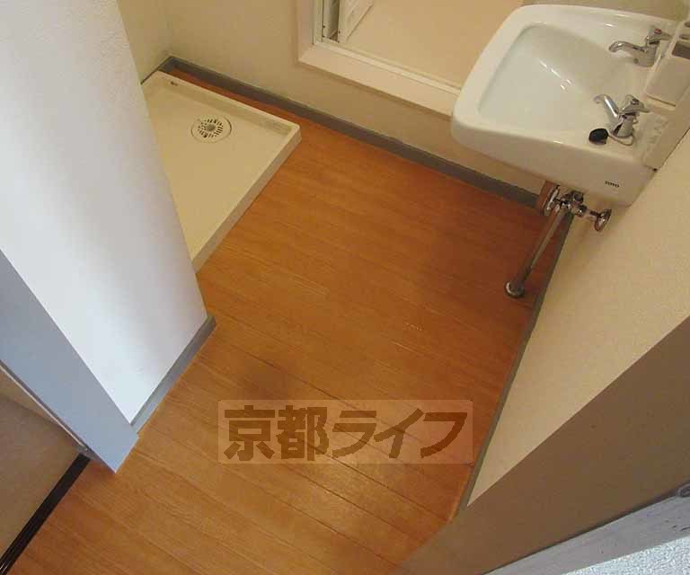 洗面設備　とっても広いスペース・