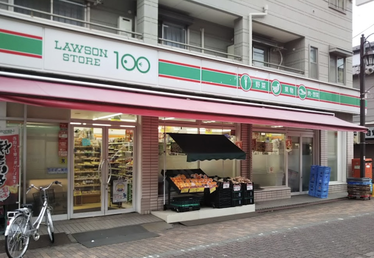 コンビニ　ローソンストア100新蒲田店（コンビニ）まで129m
