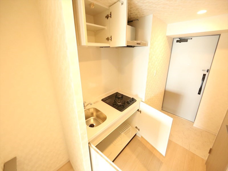 キッチン　システムキッチン（ガス2口コンロ付）