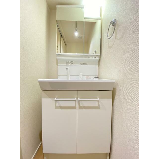 洗面設備　現況優先／モデルルーム写真