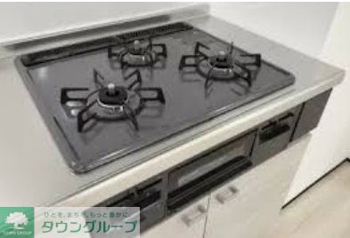 キッチン　ガスコンロ3口です