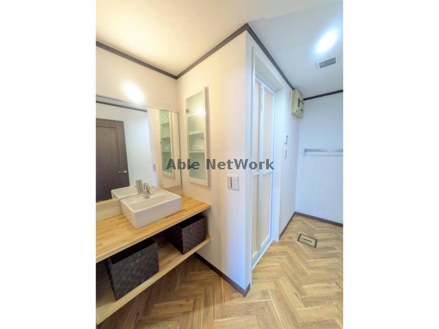 洗面設備　新品入替予定！