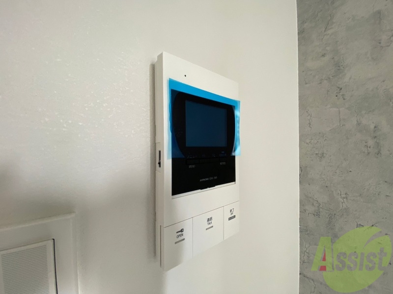 セキュリティ　インターホンで来客確認ができます。安心ですね。