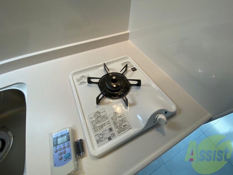 その他設備　ガスコンロが設置されています。これですぐ使えますね。