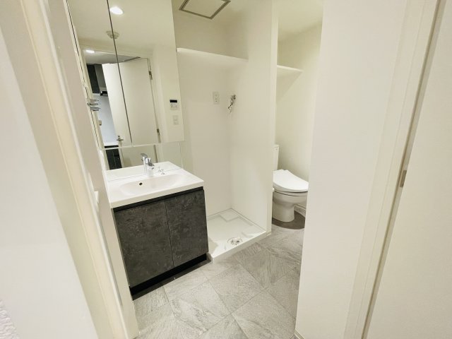 洗面設備　中はこのようになっています