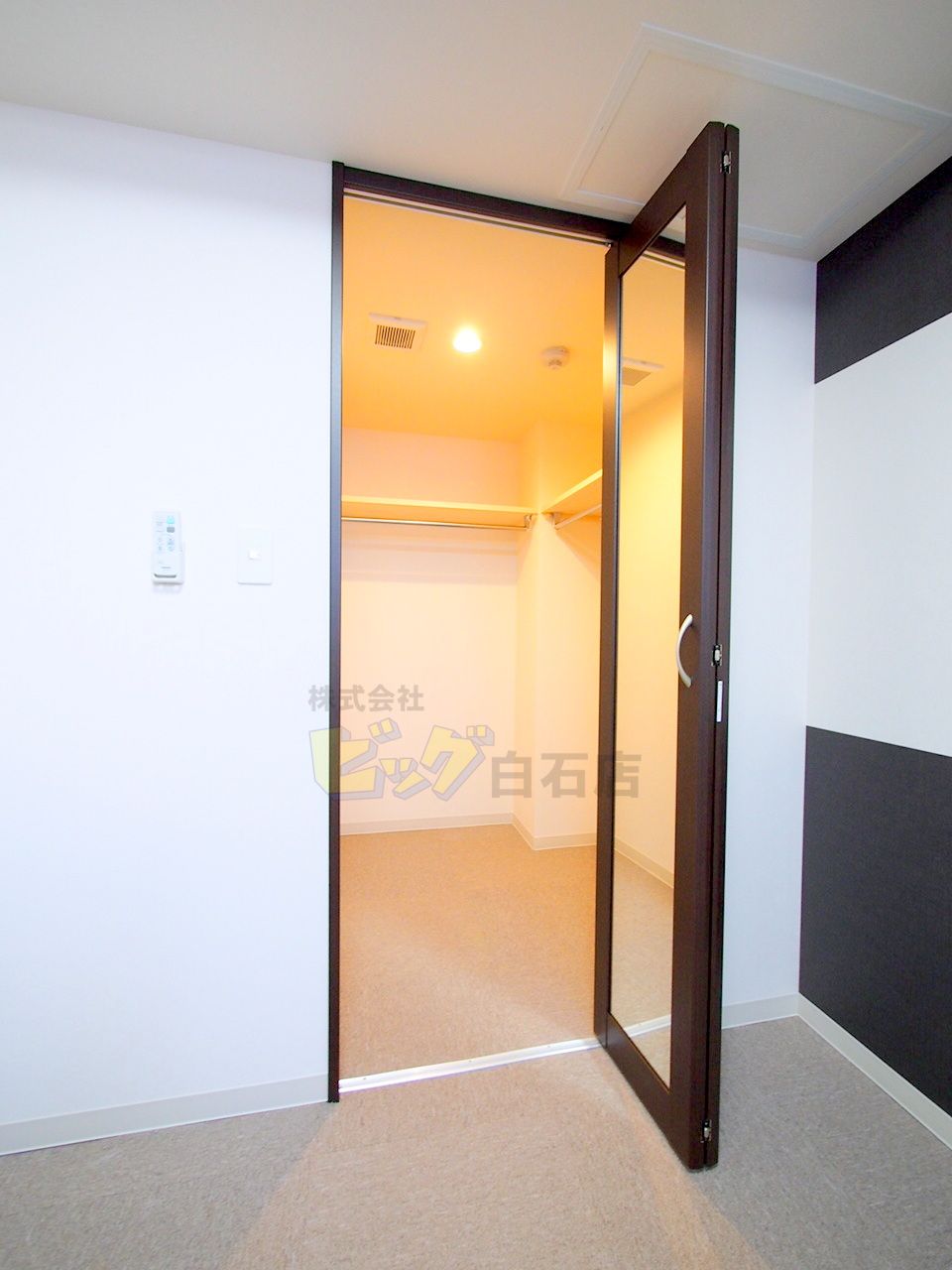 収納　広々ウォークインクローゼット付きです♪