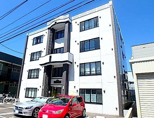 建物外観　エアコン付きの広々１ＬＤＫマンションです♪