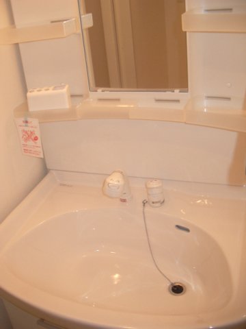 洗面設備　独立洗面化粧台が付いています