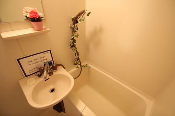 洗面設備　※別号室の写真です