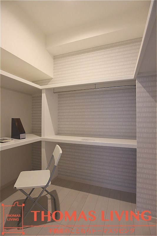 収納　超大容量のウォークインクローゼットです。