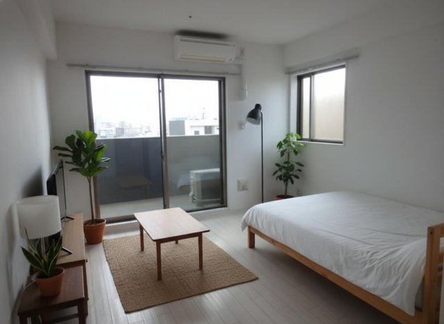 居室・リビング　ＣＧで家具等を配置したもので家具等は含まれません。