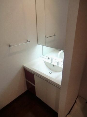 洗面設備　女性にうれしいシャンプードレッサー付き