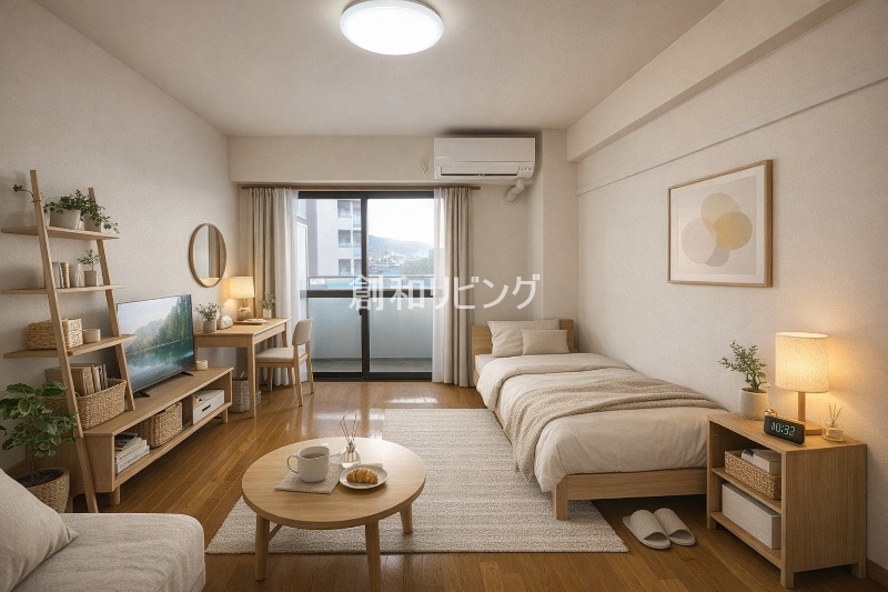 居室・リビング　家具・インテリアはCGです