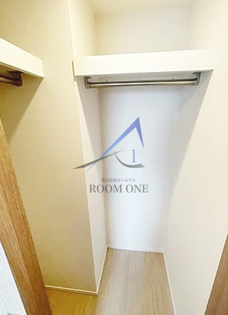 収納　ウォークインクローゼットです。