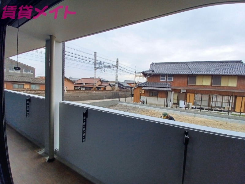 バルコニー　同タイプの部屋写真です。