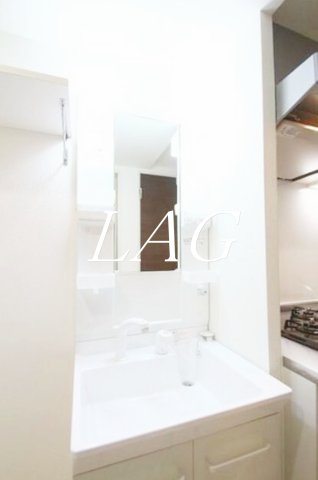 洗面設備　洗面台です。