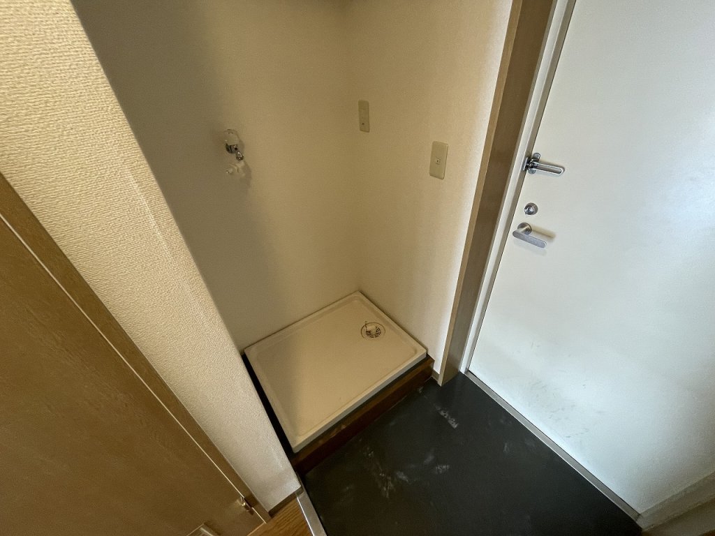 洗面設備　室内洗濯機置場