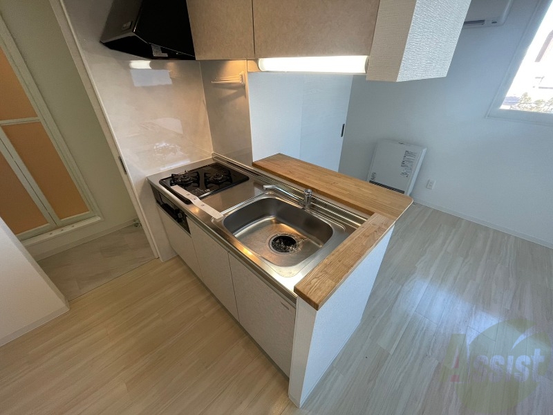 キッチン　キッチンはスペースも広々していて使いやすそうですよ！