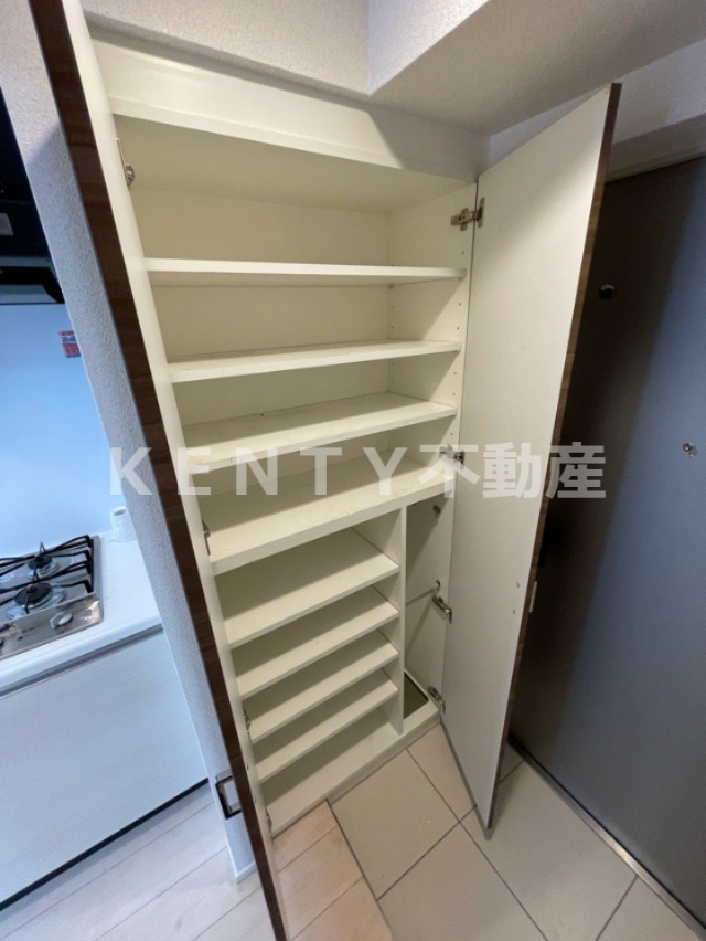 収納　収納があります