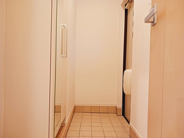 玄関　収納もある玄関です